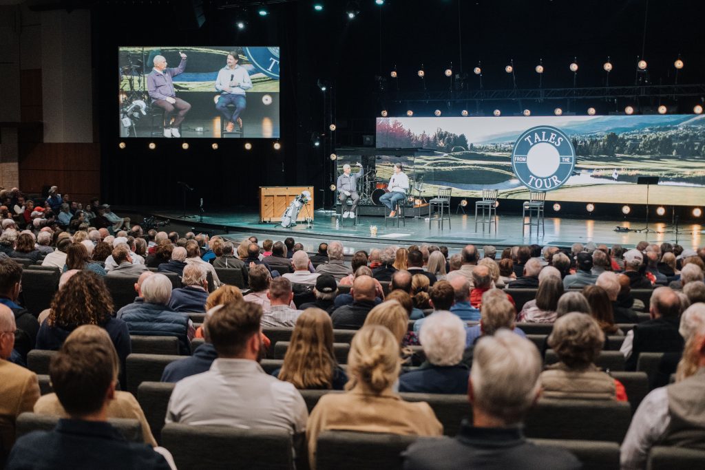 Tales From The Tour. Stage set up.