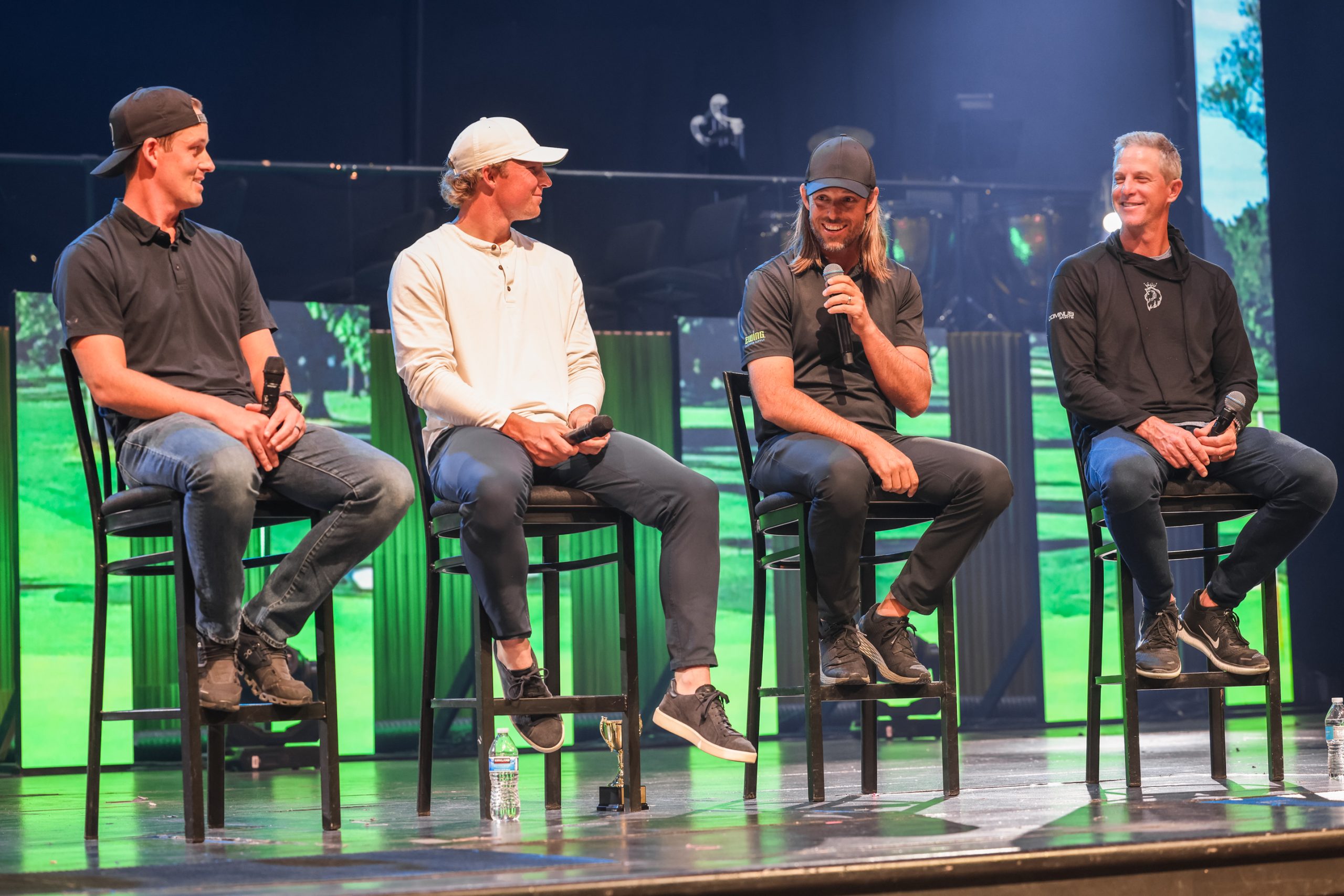 Identity Sports live event Tales From The Tour. Golfers take the stage to share their faith to a live audience.